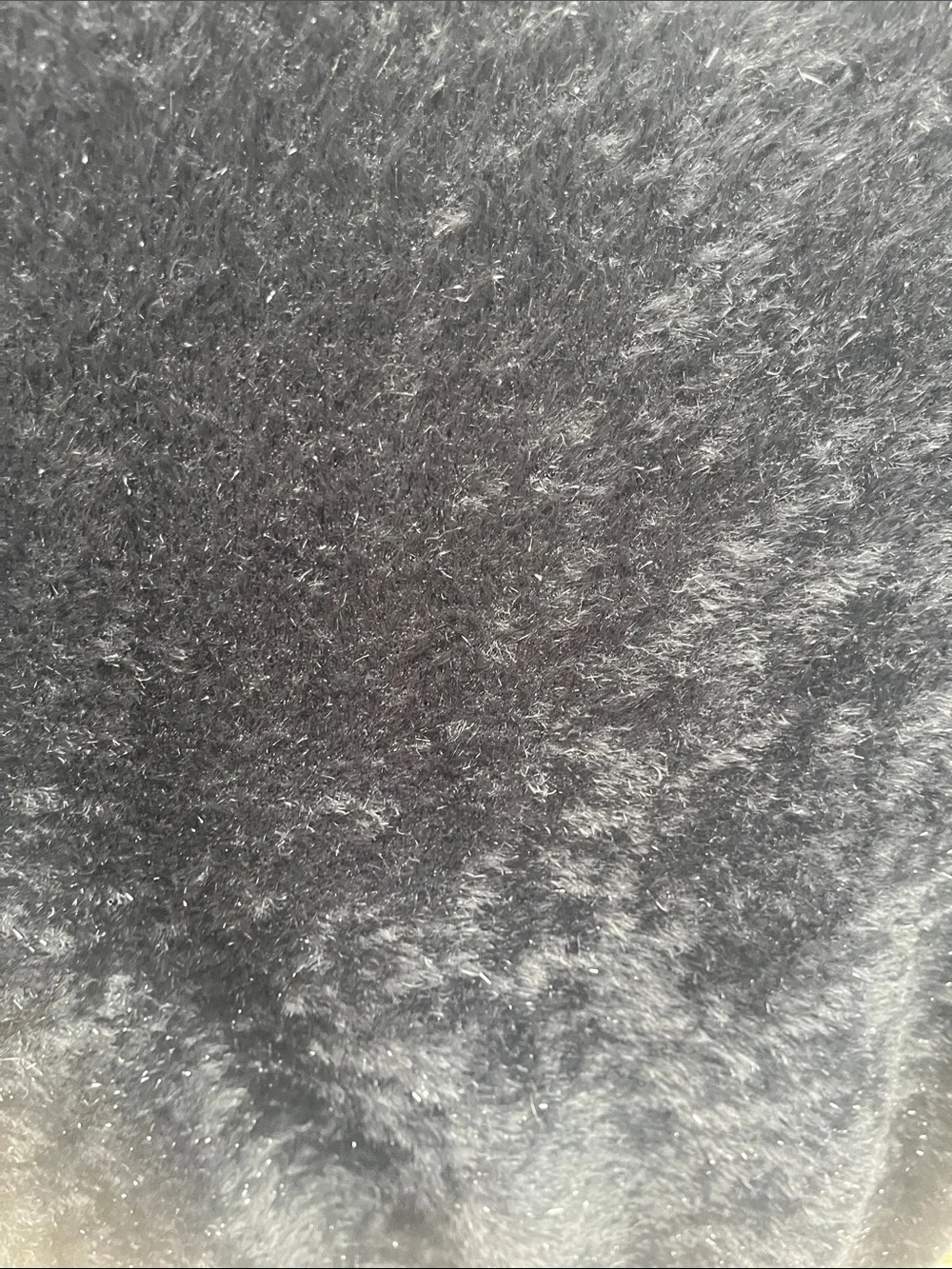J. Crew Black Fuzzy Crewneck Sweater